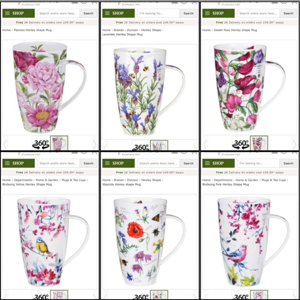 Looking for these(Dunoon Mugs)